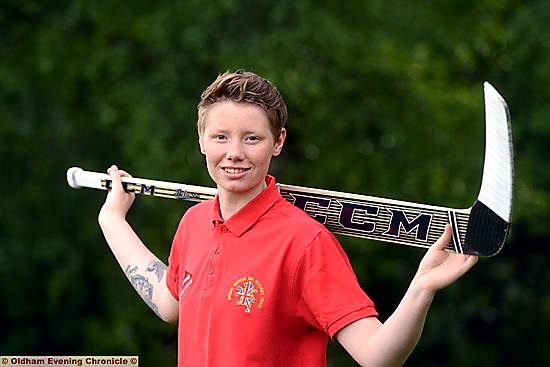 Great Britain ice-hockey goalkeeper Nicole Jackson, who also coaches the England under-16s team