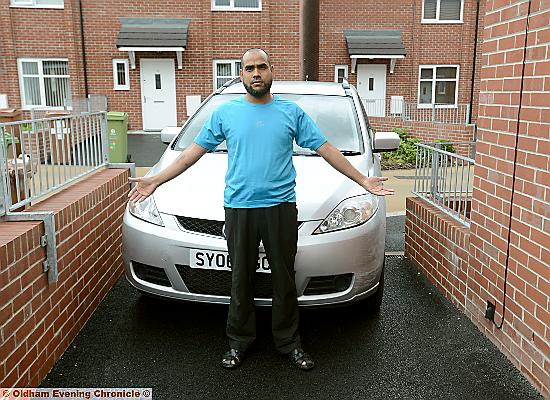 DRIVEWAY you can’t drive in: Somuz Ali and his narrow passageway