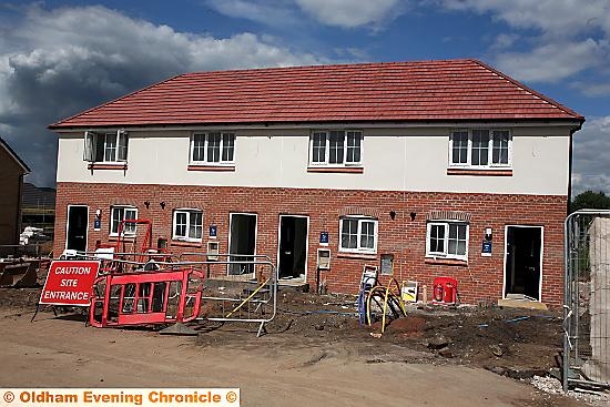Homes now being built on the Fernhurst site. 
