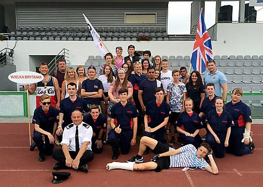 Lukasz Krause (back left, pink shirt) with other cadets from the North-West at the 20th international meeting of Youth Fire Brigades.
Lukasz Krause (back left, pink shirt) with other cadets from the North-West at the 20th international meeting of Youth Fire Brigades.