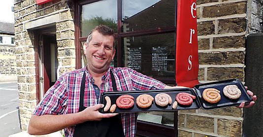 Sausage champion Tim Scott: millionth banger. Sausage champion Tim Scott: millionth banger.