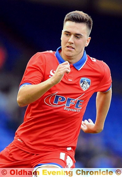 RARING TO GO: Rhys Turner will be desperate to impress if given his chance at Colchester tonight. RARING TO GO: Rhys Turner will be desperate to impress if given his chance at Colchester tonight.