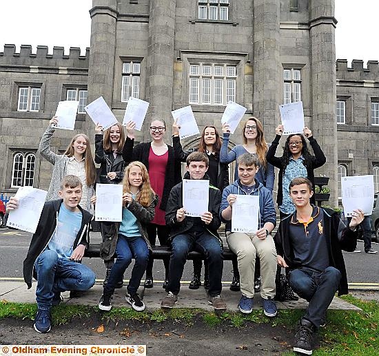 CHEERS of joy for pupils from Blue Coat School