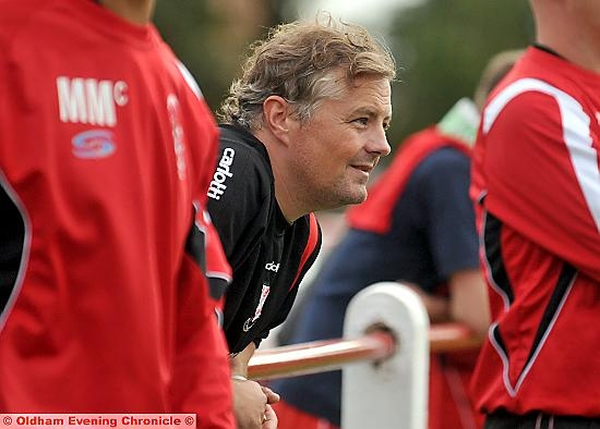 Chadderton FC co-manager Mark Cook Chadderton FC co-manager Mark Cook