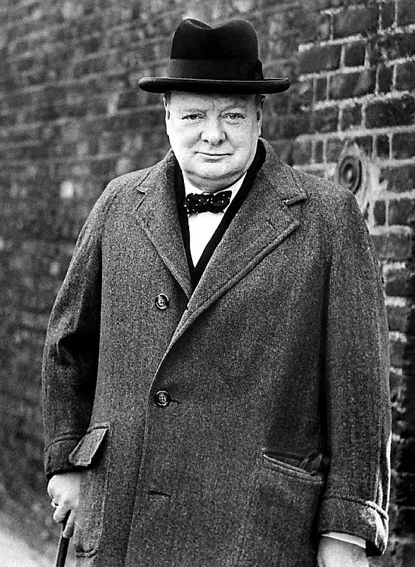 CHURCHILL: famous speech