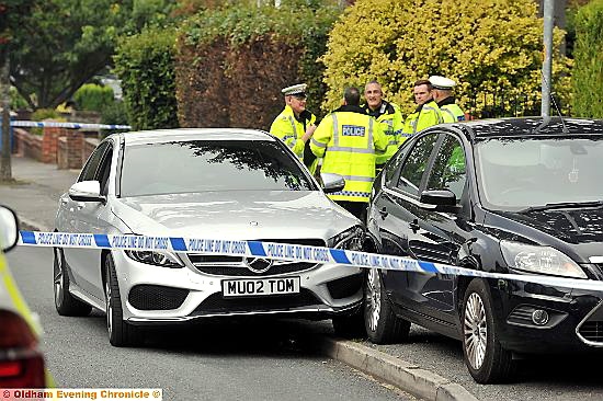 Police closed the road until around 7pm after the incident.