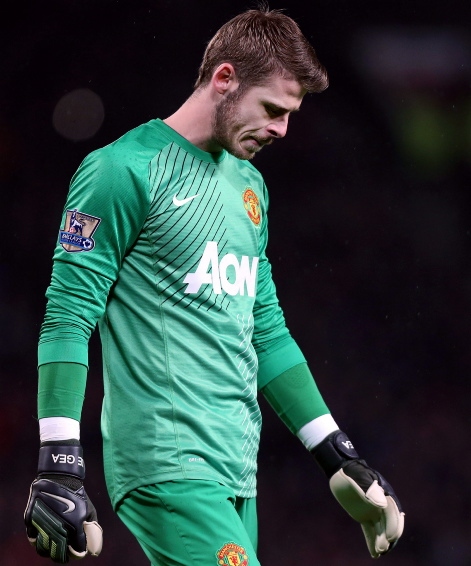 UNCERTAIN FUTURE . . . United goalkeeper David de Gea is reported to be “livid and distraught” at the late falling through of his move to Real Madrid. UNCERTAIN FUTURE . . . United goalkeeper David de Gea is reported to be “livid and distraught” at the late falling through of his move to Real Madrid.