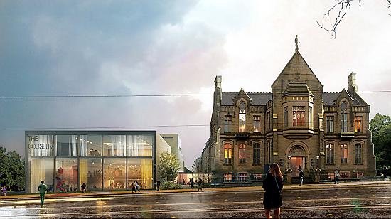 The former library will connect to a stunning new theatre extension
