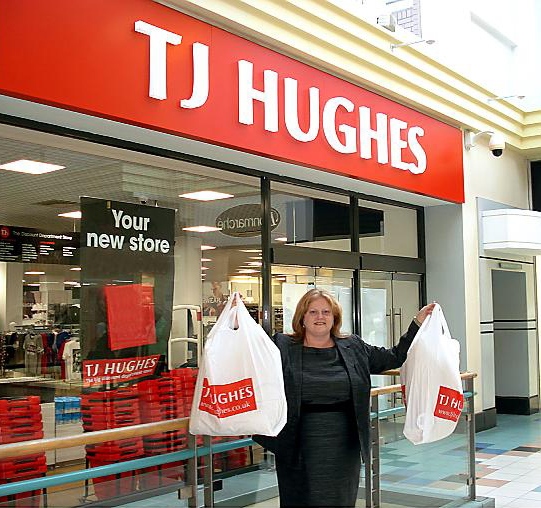 BACK in town: store manager Helen Waterworth BACK in town: store manager Helen Waterworth