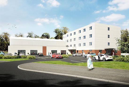 AN artist’s view of the development