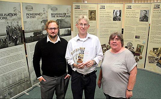 STEP back in time . . . (from left) apprentice project support officer Christopher Robinson, local studies officer Roger Ivens and Councillor Cath Ball STEP back in time . . . (from left) apprentice project support officer Christopher Robinson, local studies officer Roger Ivens and Councillor Cath Ball