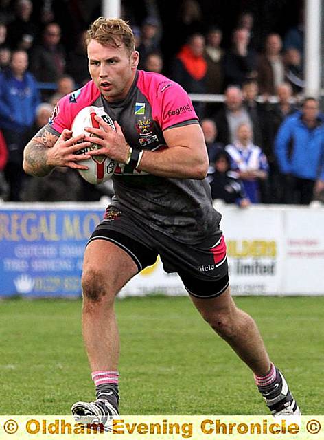 DANNY LANGTREE . . . looking forward to Oldham’s final promotion push. DANNY LANGTREE . . . looking forward to Oldham’s final promotion push.