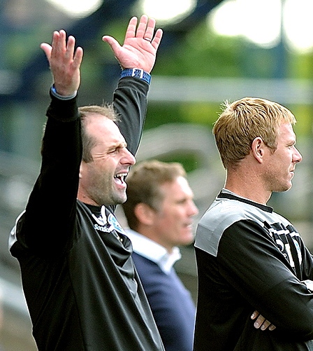 TRUE TO HIS WORD . . . Darren Kelly insists he will remain positive. TRUE TO HIS WORD . . . Darren Kelly insists he will remain positive.