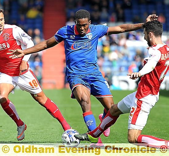 DOMINIC Poleon: hat-trick for the reserves.