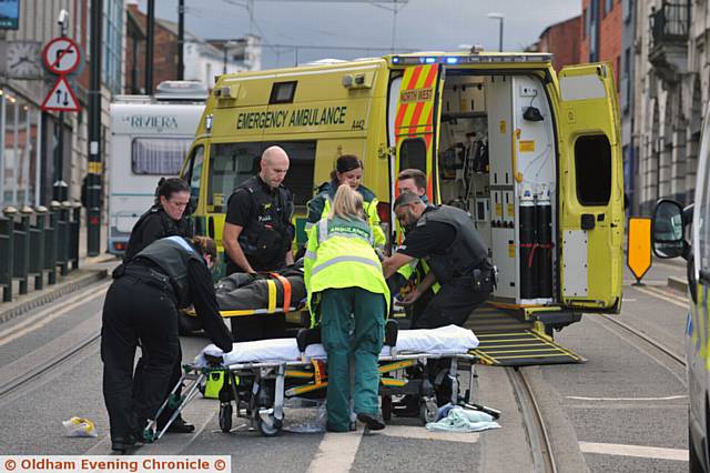 Man knocked down by motorhome on Union Street, Oldham.