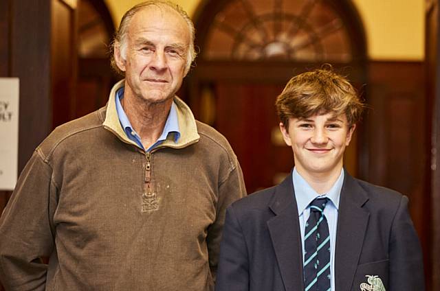 MY hero . . . Freddie Dobbs and Sir Ranulph Fiennes