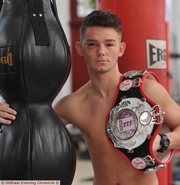 ON THE RISE . . . Oldham's Will Cawley pictured after he won his national title in the Spring.