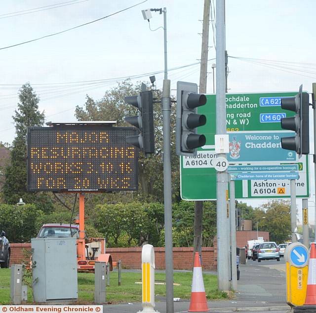 MAJOR roadworks Broadway, New Moston