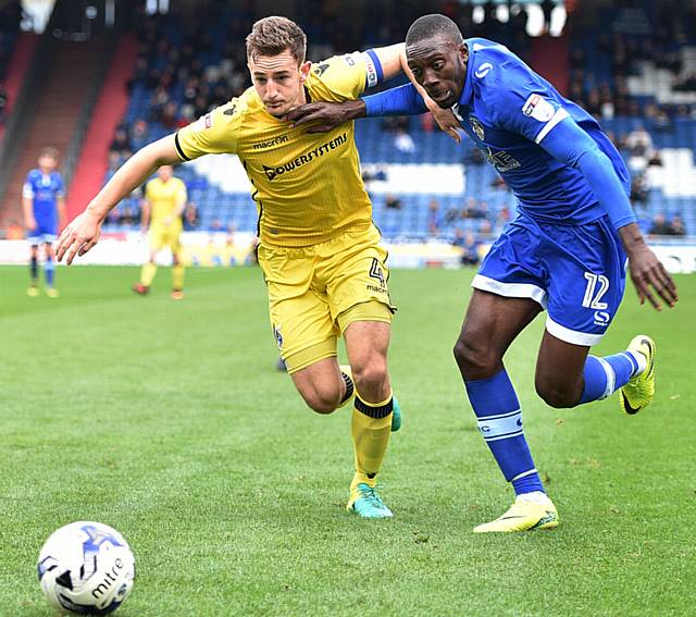 IMPACT OPTION? . . . striker Freddie Ladapo bagged his third goal of the season at Blackburn in midweek