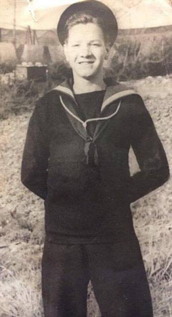 Ernie Mayall, from Waterhead, joined the navy aged 17
