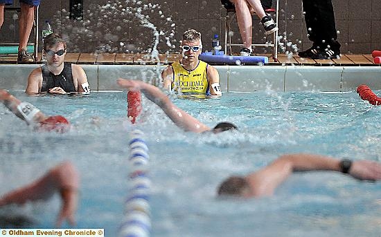 THE swim section of the Milltown Sprint Triathlon