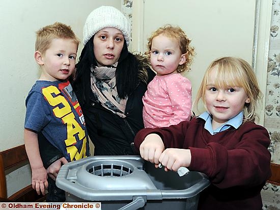 Georgina France with children Joshua, Ebie and Evie. Georgina France with children Joshua, Ebie and Evie.