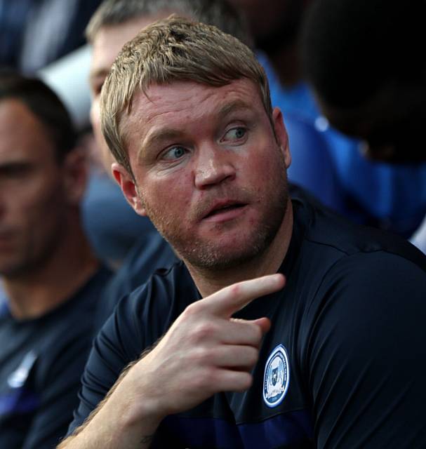 GRANT McCANN . . . the Posh manager is expecting an instant reply from his side GRANT McCANN . . . the Posh manager is expecting an instant reply from his side