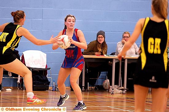 Maria McAndrew in action. Maria McAndrew in action.