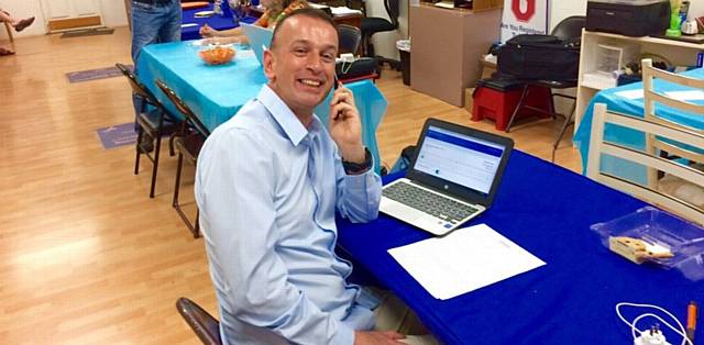 DARREN Bradshaw, from Lees, went on a two-week holiday to California and began volunteering for Hillary Clinton's presidential campaign