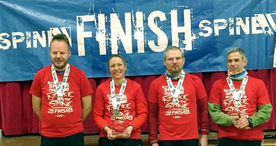 The Oldham Mountain Rescue Team competitors, from left, David Wyatt, Nicky Torr, Iain Airth and Chris Maylor. The Oldham Mountain Rescue Team competitors, from left, David Wyatt, Nicky Torr, Iain Airth and Chris Maylor.