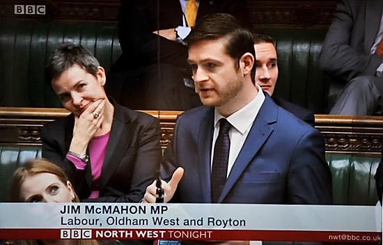 Oldham MP Jim McMahon makes his maiden speech in the Commons Oldham MP Jim McMahon makes his maiden speech in the Commons