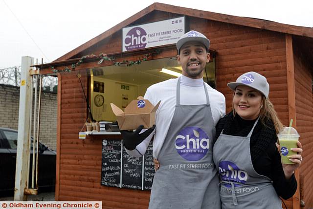 STREET-food success . . . Denver Cooper and his sister Sophie