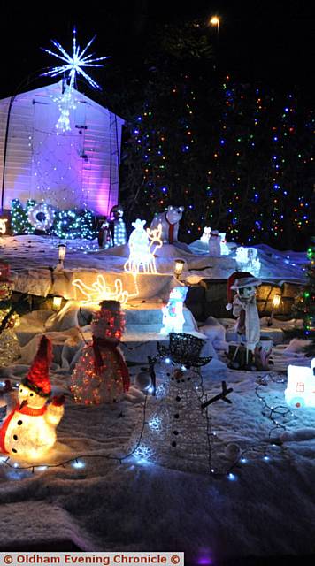 CLOSE up of the Santas  at the Best Residential Property winners in Lowerfields
