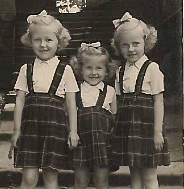 photograph of three sisters found in B&Q Oldham