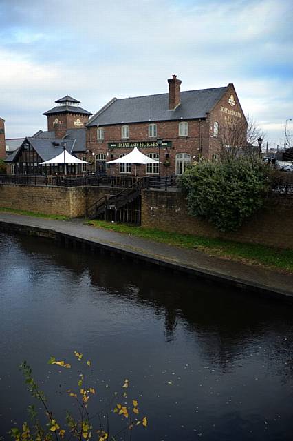 Boat and Horses