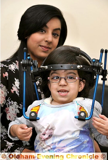 STAYING positive . . . mum Saima Javed and Amalia. STAYING positive . . . mum Saima Javed and Amalia.