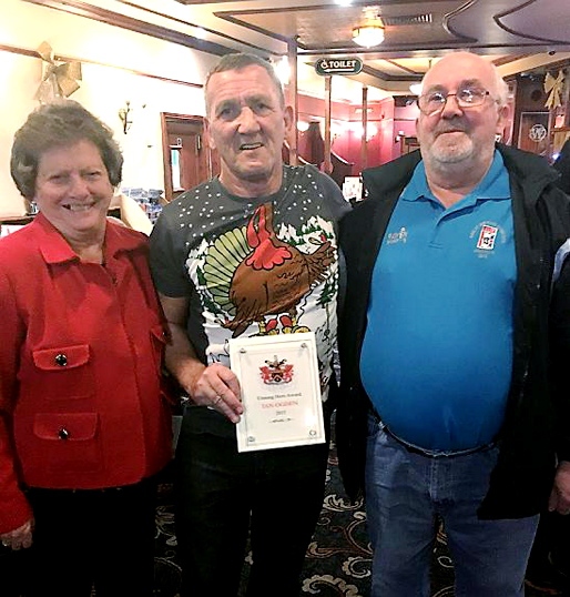 Ian Ogden (centre), with surprise presenter Anita Halliwell and Phil Bradbury Ian Ogden (centre), with surprise presenter Anita Halliwell and Phil Bradbury