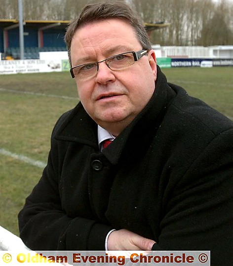 Oldham Roughyeds chairman Chris Hamilton: stressful few weeks