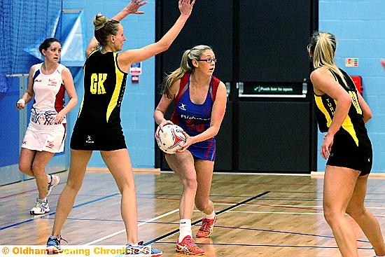 SHOOTING STAR . . . Krista Enziano was in accurate form for Oldham. SHOOTING STAR . . . Krista Enziano was in accurate form for Oldham.