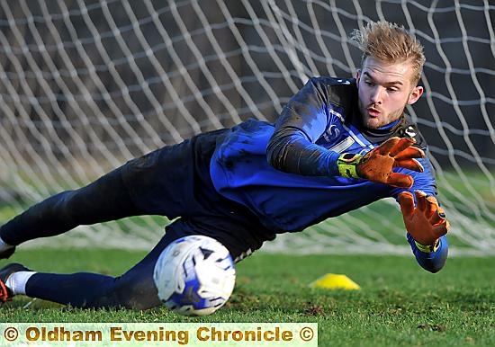 ENJOYING TRAINING: Joel Coleman.