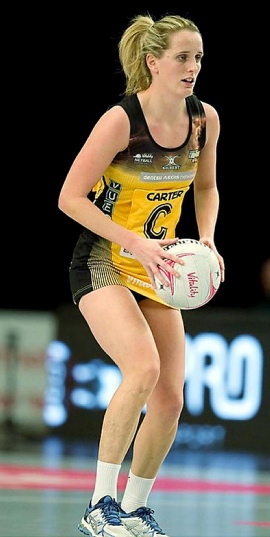 SARA BAYMAN . . . effective for Thunder. SARA BAYMAN . . . effective for Thunder.