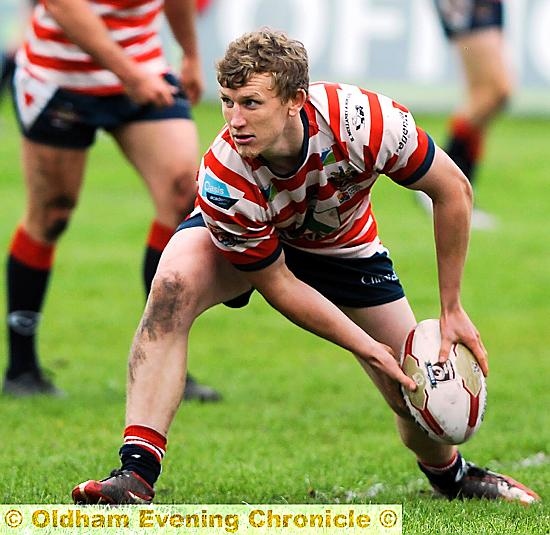 FAMILIAR FACE: Oldham hooker Gareth Owen (pictured) is set to do battle with Dewsbury’s Aaron Brown, his former junior team-mate at Waterhead.