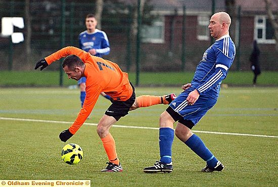 HE’S IN CONTROL – JUST: Dynamos’ Anthony Robinson (left).