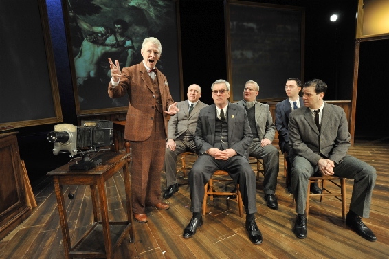 HERE beginneth the first lesson: the tutor (Cliff Burnett, gives the pitmen a lesson that will change their lives. HERE beginneth the first lesson: the tutor (Cliff Burnett, gives the pitmen a lesson that will change their lives.