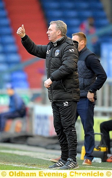 Athletic manager John Sheridan