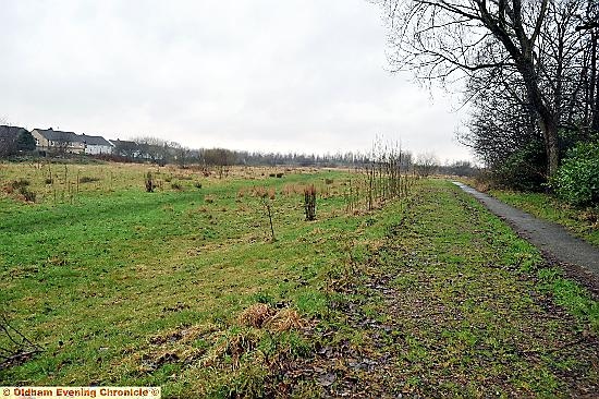 PITCH battle . . . the site of the application — fields behind Higher Lime Road, Limehurst Village