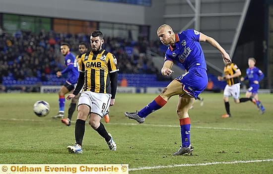CURTIS Main has impressed in his short spell on loan at Athletic, without finding the back of the net. CURTIS Main has impressed in his short spell on loan at Athletic, without finding the back of the net.