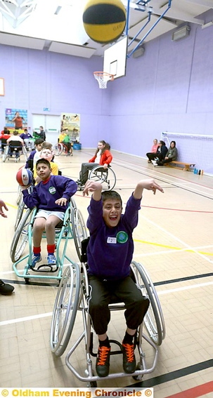 Awais Mahmood, from Freehold Community Primary Academy, takes a shot Awais Mahmood, from Freehold Community Primary Academy, takes a shot