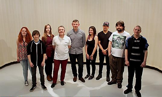 THE team with Steve Holt (centre) - left-right Sara Hadfield, Jordan Hand, Zophia Halaczak, Simon Smedley, Coral Povey, Lewis Mafia, James Laye, Adam Lawton THE team with Steve Holt (centre) - left-right Sara Hadfield, Jordan Hand, Zophia Halaczak, Simon Smedley, Coral Povey, Lewis Mafia, James Laye, Adam Lawton