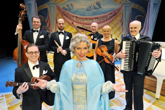 Sue devaney as Gracie Fields, with the rest of the cast Sue devaney as Gracie Fields, with the rest of the cast